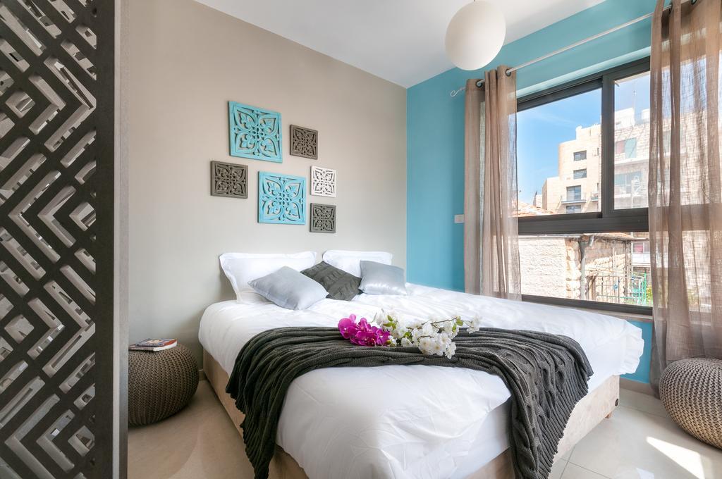 Sweet Inn Apartments - Nisim Bachar Street Jeruzsálem Szoba fotó